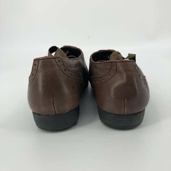 Born Brown Leather Oxford Shoes | Comfort and Breathability main image 5